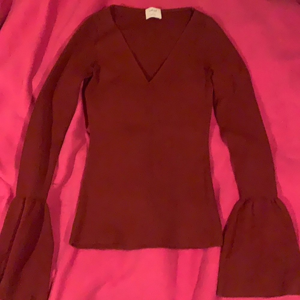 Aritzia bell sleeve top